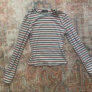 Striped Long Sleeve Top
